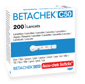 Betachek C50 Accu-chek Softclix lancetten