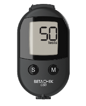 BETACHEK C50 Blood Glucose Meter (No Test Cassette)